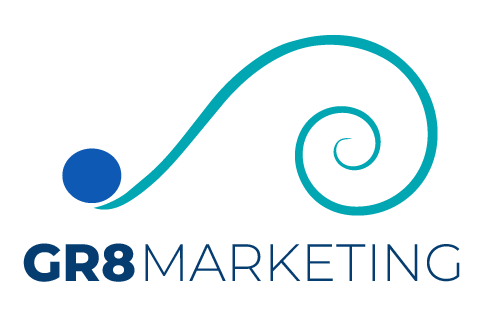 Logotipo GR8 Marketing
